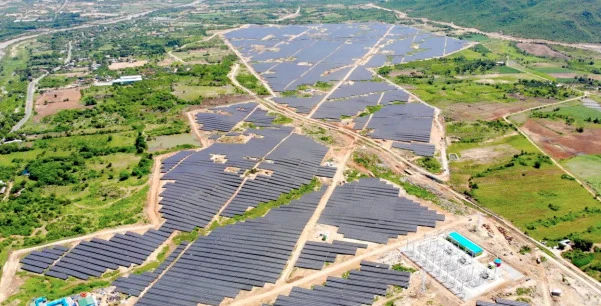 Vietnam Binh Thuan utility-scale solar farm